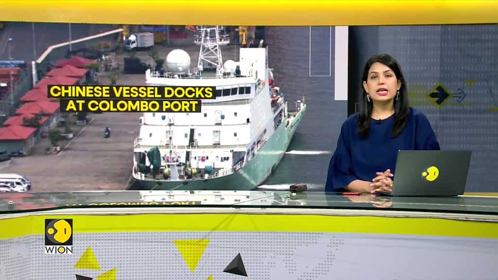 Chinese vessel docks at Colombo port | WION Dispatch