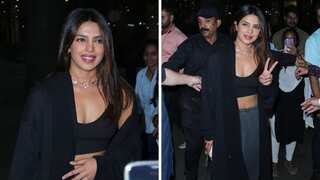 Priyanka Chopra arrives for the opening of MAMI Mumbai Film Festival 