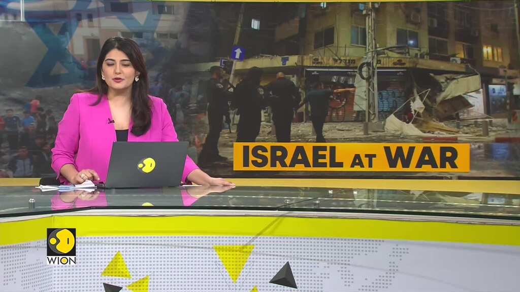 Israel-Hamas war: Rockets fly across Israel-Gaza border