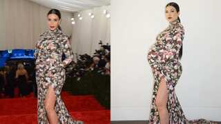Kourtney Kardashian pays homage to Kim Kardashian's 2013 Met Gala look for Halloween: See pics