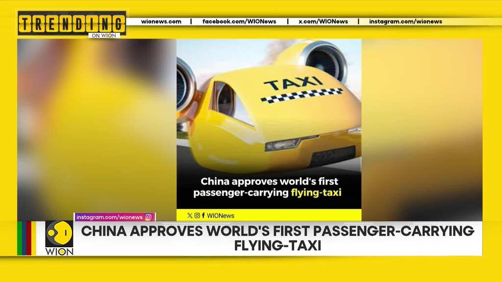 China approves world's 1st flying-taxi; supermassive black hole blasts | Trending on WION