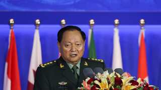 China's number 2 military leader slams US, but also talks of co-operation