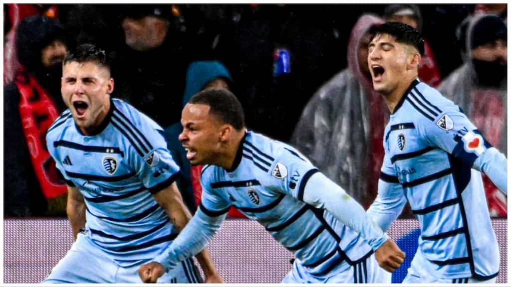 Kansas City defeat St. Louis City at home in opening game of MLS playoffs