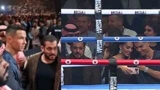 Did Cristiano Ronaldo really ignore Salman Khan during a boxing match?