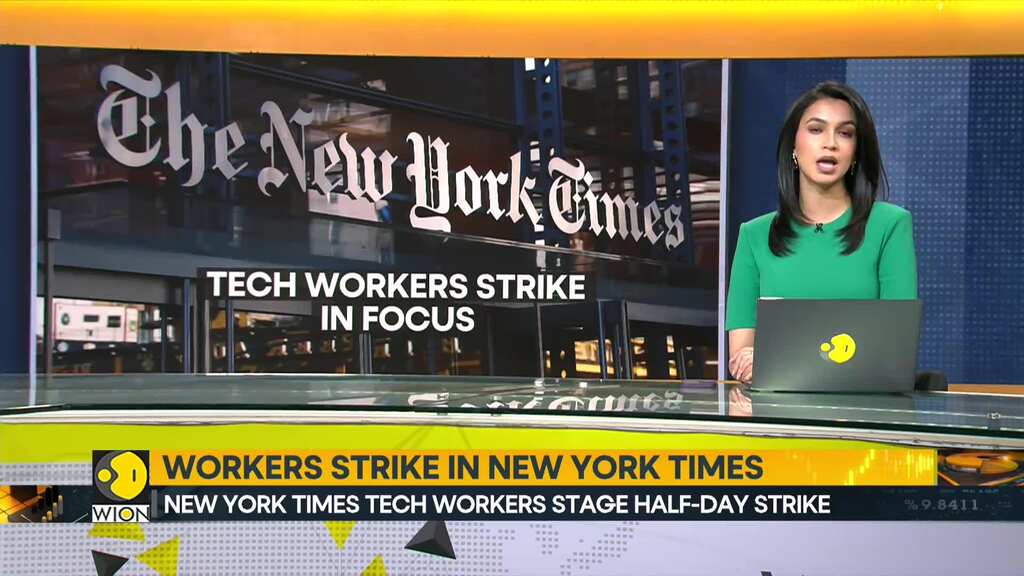 New York Times tech workers stage half-day strike | World Business Watch