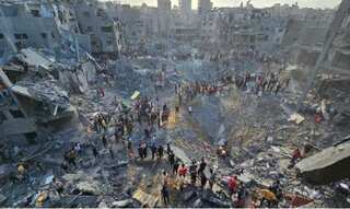 At least 50 killed in Israeli bombing of Gaza refugee camp