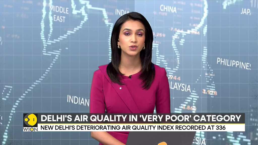 Delhi air quality in 'very poor' category, certain parts record AQI above 400 | World News | WION
