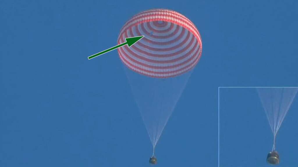 China: Sizeable hole spotted in parachute used by astronauts landing from Tiangong space station. Watch