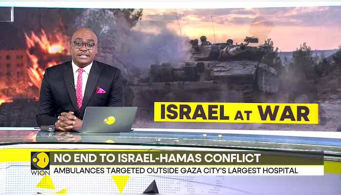 Israel strikes ambulance near Gaza hospital, 15 reported killed