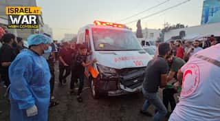 At least 35 killed after Israel strikes ambulance, school in Gaza, says Hamas-run health ministry
