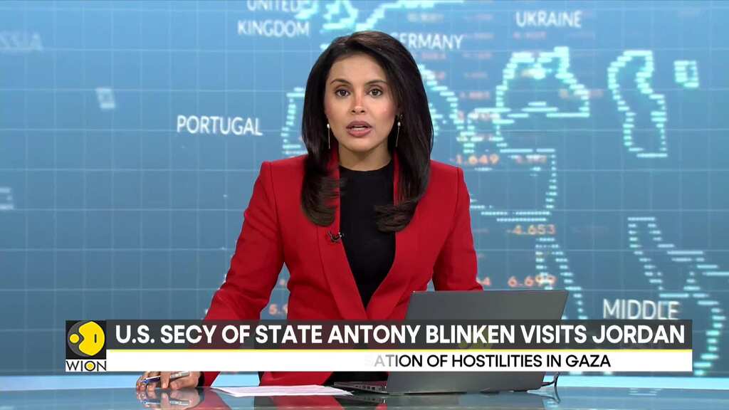 US Secy of state Antony Blinken visits Jordan | Blinken's 2nd West Asia tour