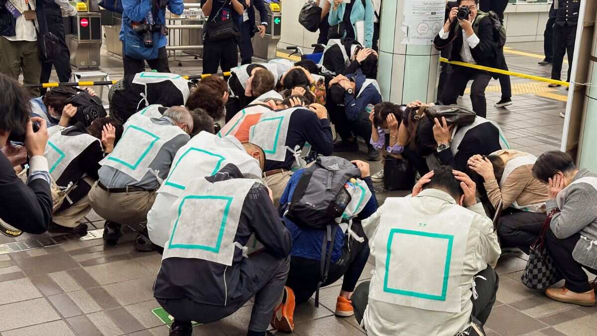 First drill in Tokyo since 2018
