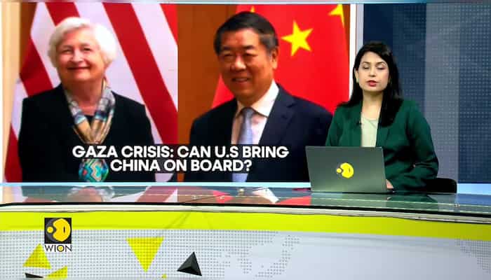Yellen to host Chinese Vice-Premier ; US-China to discuss Middle East, Gaza war