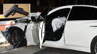 US: Capitol police seize 'giggle switch' gun after stolen car crashes into barricade
