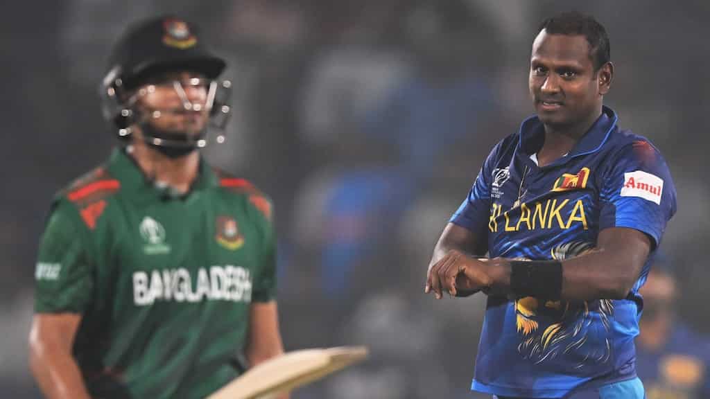 ODI World Cup: Angelo Mathews defends team's decision to not shake hands with Ban after timed out controversy