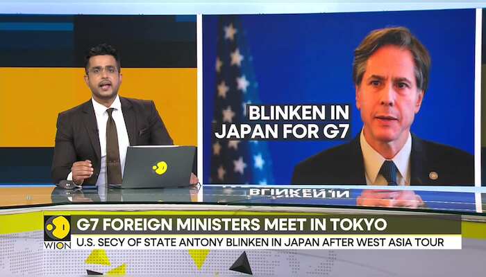 G7 meet in Tokyo: US Secretary of State Antony Blinken in Japan after West Asia tour