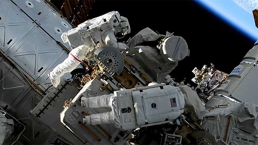 Watch: Astronauts accidentally let a tool bag slip away in space. Now it is orbiting Earth