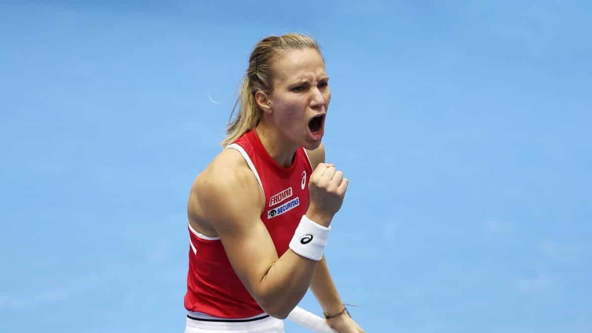 Tennis: Czech Republic stun champions Switzerland in opening match of Billie Jean Cup