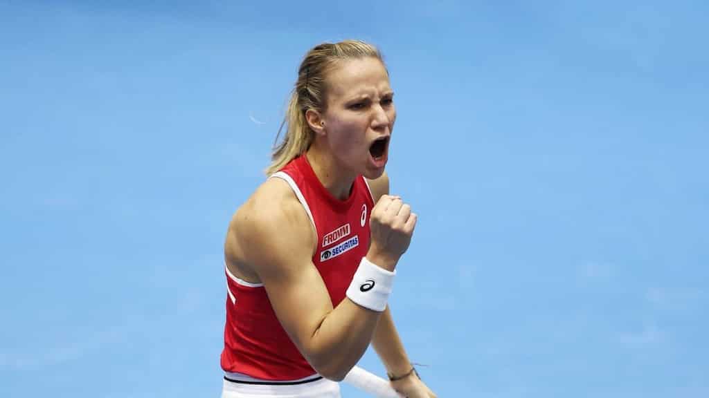 Tennis: Czech Republic stun champions Switzerland in opening match of Billie Jean Cup