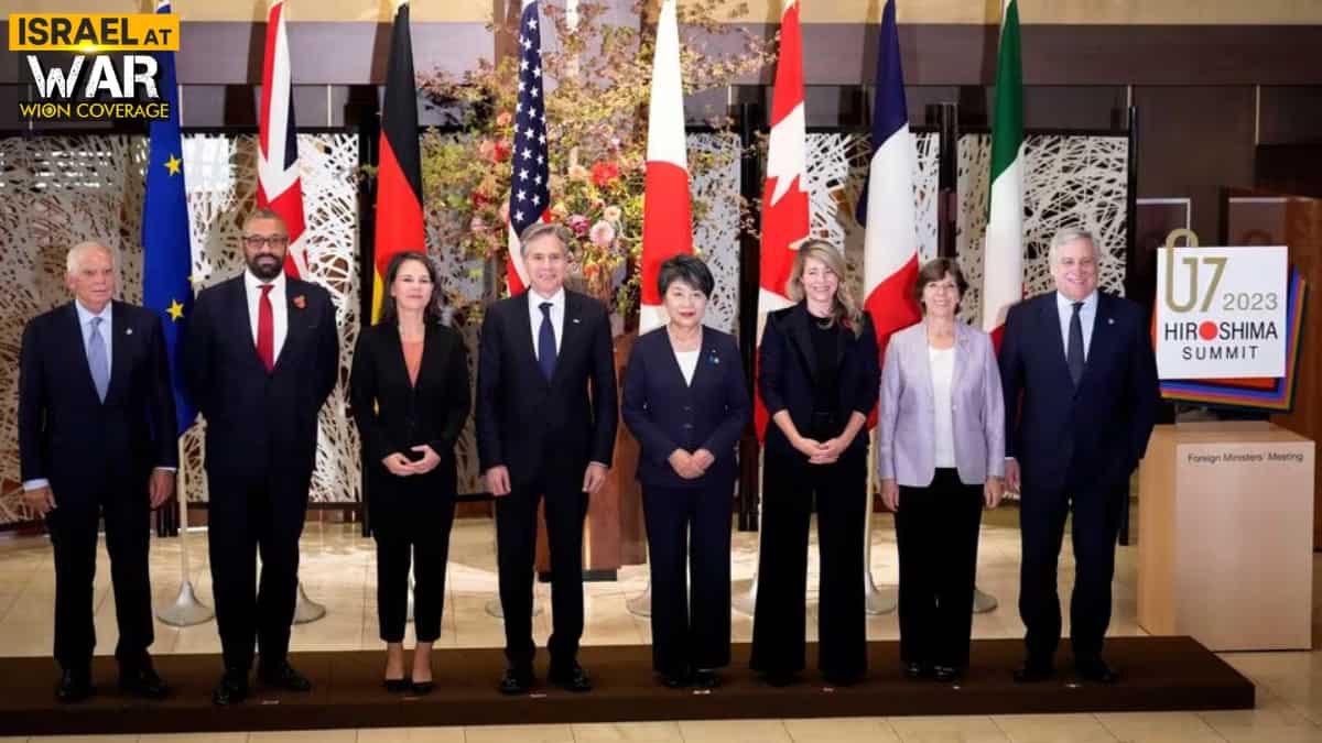 G7 nations fall short of calling for ceasefire in Gaza as Israel-Hamas war rages on