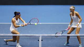 Tennis: Italy make winning start to Billie Jean Cup Finals campaign, defeat France
