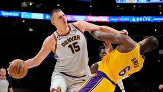 NBA: Nikola Jokic's 35 points help Denver Nuggets defeat Golden State Warriors