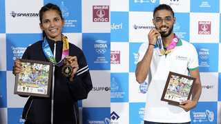 Asian Games star Jyothi Yarraji continues impressive showing at National Games; Tejas shatters meet record