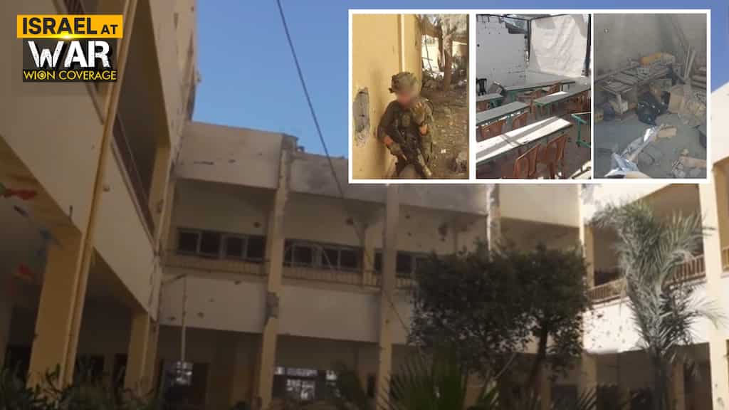 Video: Hamas used a school in Gaza as its military base, claims IDF