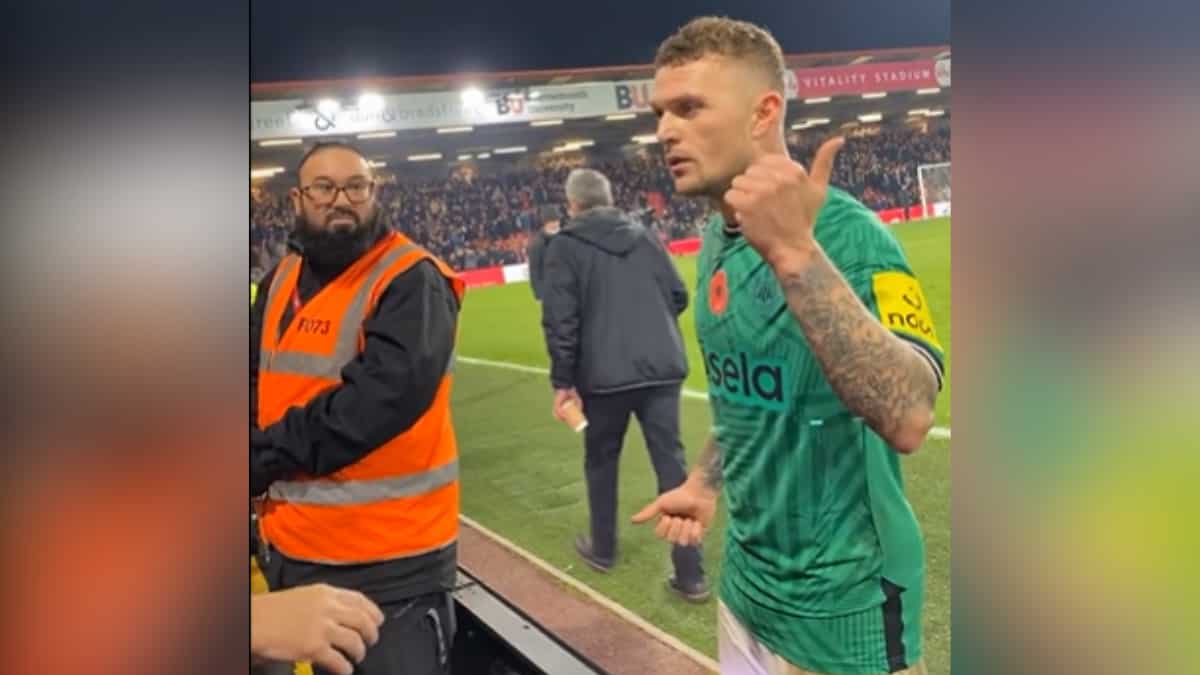 Watch | Newcastle United defender Kieran Trippier confronts fans after Bournemouth defeat