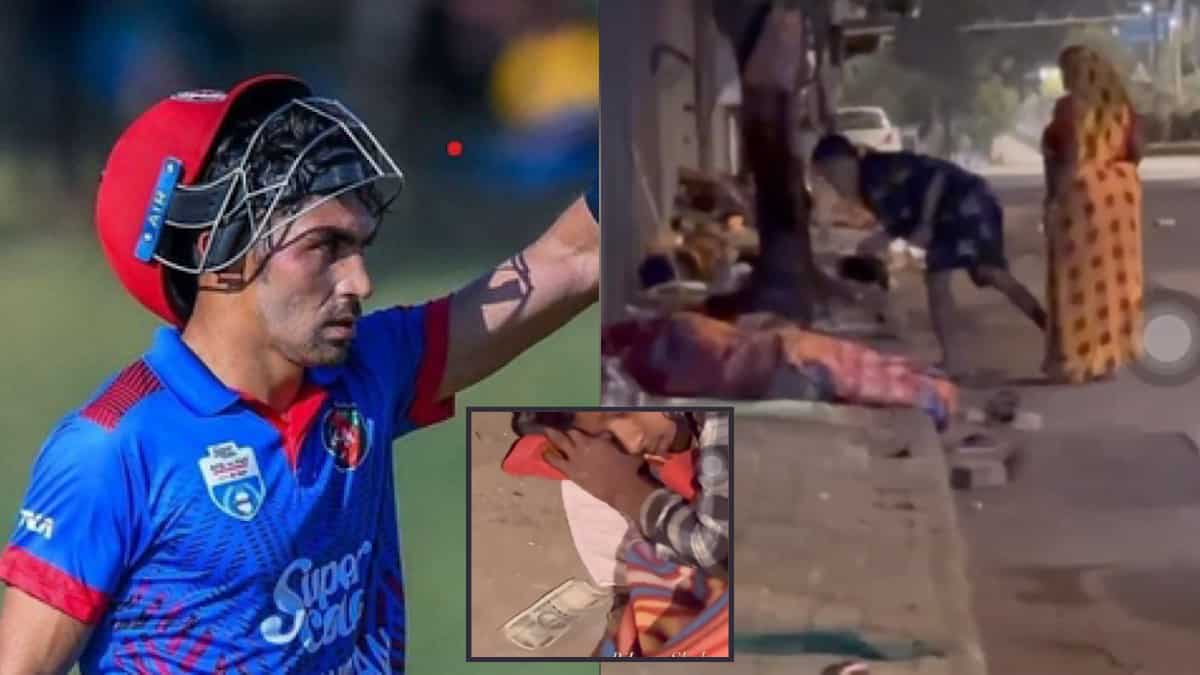 Watch | 'Amazing' - Fans laud Afghanistan's Rahmanullah Gurbaz for helping out homeless in Ahmedabad Watch | 'Amazing' - Fans laud Afghanistan's Rahmanullah Gurbaz for helping out homeless in Ahmedabad
