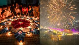 Diwali 2023: India lights up in Diwali colours, celebrates sweets, and fireworks