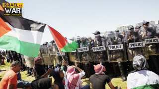 Israel-Hamas war: Pro-Israel and pro-Palestinian protesters clash in South Africa