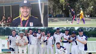 Gareth Morgan picks 'six wickets from six balls' to seal improbable win in Australia's division 3 cricket