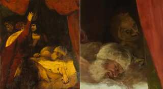An 18th-century painting hid a monster in plain sight. It has now been revealed
