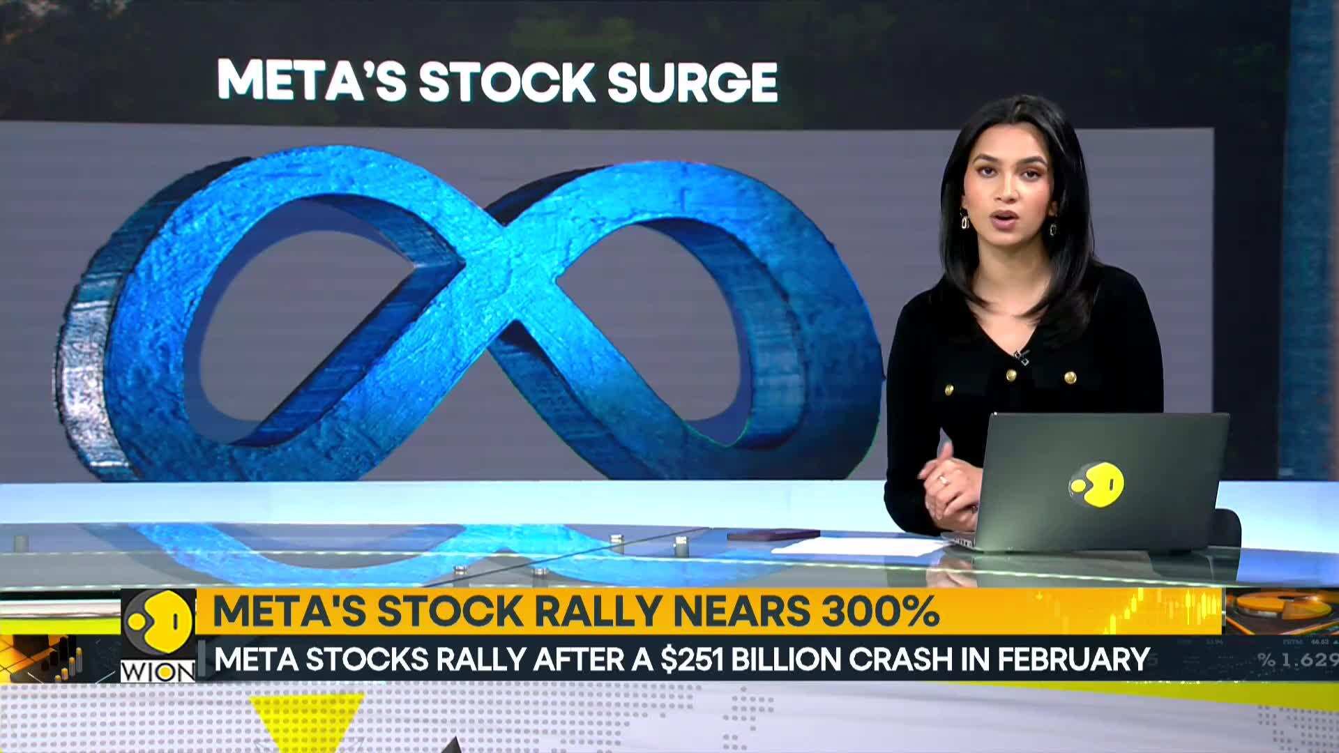 Meta's stock rally nears 300 World Business Watch Business & Economy News