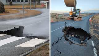 Watch | Earthquakes in Iceland cause massive cracks on roads, smoke rises from ground