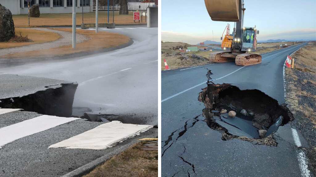 Watch | Earthquakes in Iceland cause massive cracks on roads, smoke rises from ground