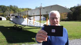Rare 1918 US stamp with ‘Inverted Jenny’ plane error sold for record-breaking $2 million