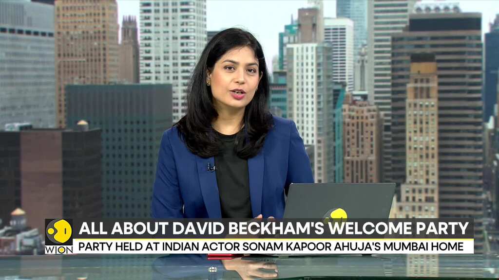Sonam Kapoor, Anand Ahuja host football legend David Beckham in India