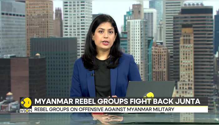 Myanmar rebel groups take control of a border post with India, 200,000 people displaced