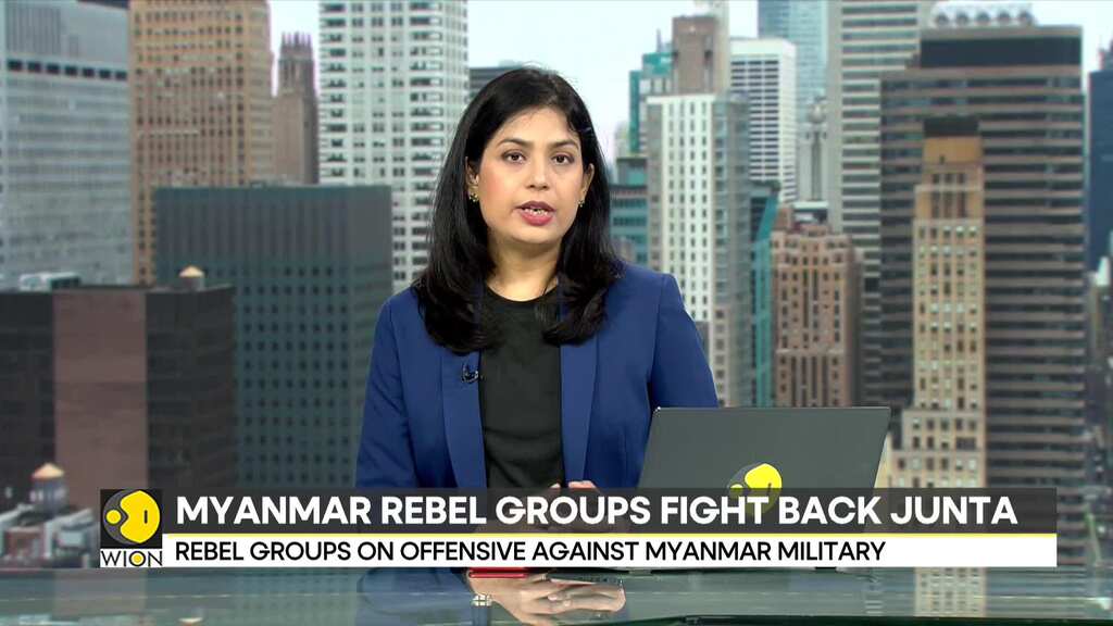 Myanmar rebel groups take control of a border post with India, 200,000 people displaced