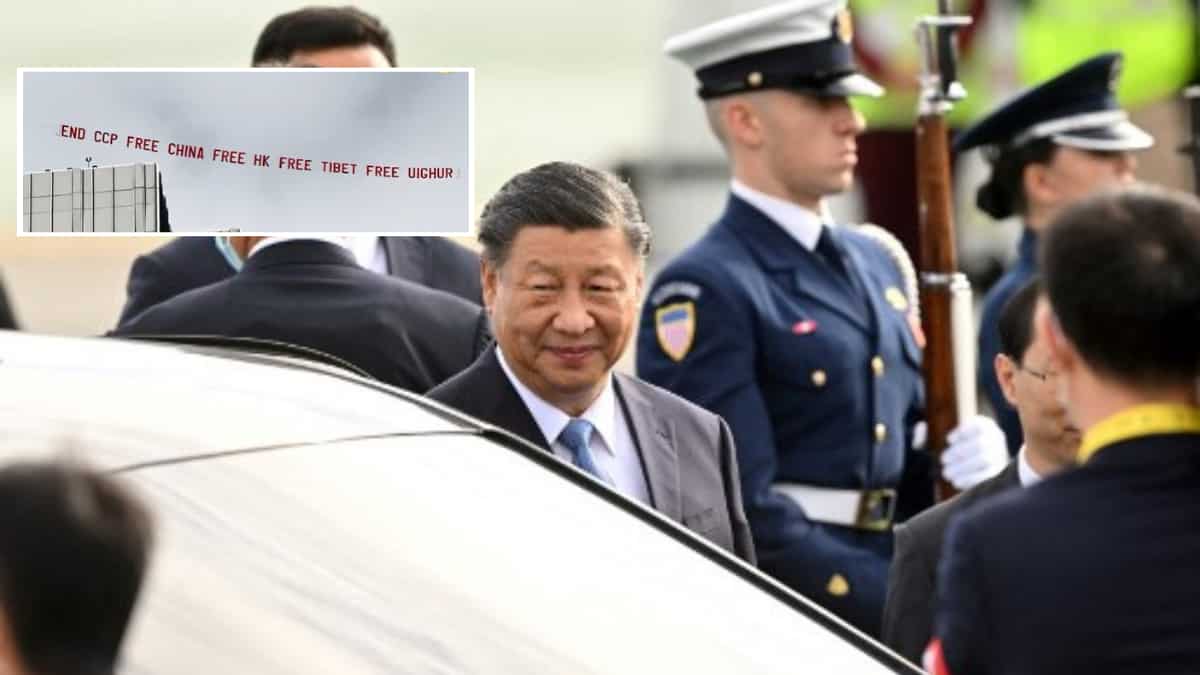 Video: Angry crowds asking for a free Tibet and more greet Xi Jinping in San Francisco