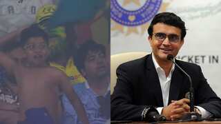 ODI World Cup 2023: WATCH | Young fan does a Sourav Ganguly in Kolkata during Australia vs SA semi-final