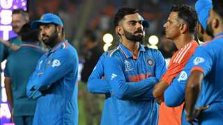 ODI World Cup 2023: Tearful Siraj, stoic Kohli and Rahul on knees - India players after loss in final | WATCH
