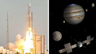 Europe’s JUICE probe set to use first-ever ‘double gravity assist’ from Earth and Moon for launch to Jupiter
