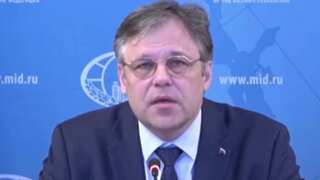 Russian diplomat rules out co-existence with 'current regime' in Ukraine