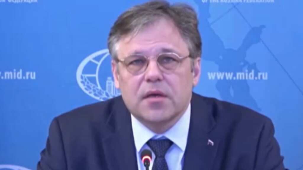 Russian diplomat rules out co-existence with 'current regime' in Ukraine