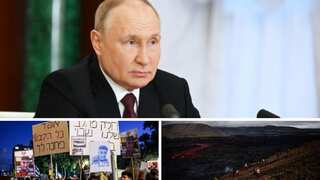 Top 10 world news: Putin calls for political solution to Israel-Hamas war, & more