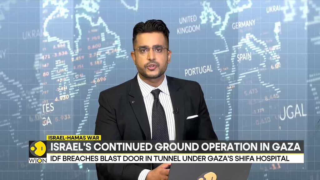 Israel-Palestine war: Israel shows images of alleged Hamas tunnel underneath al-Shifa | WION