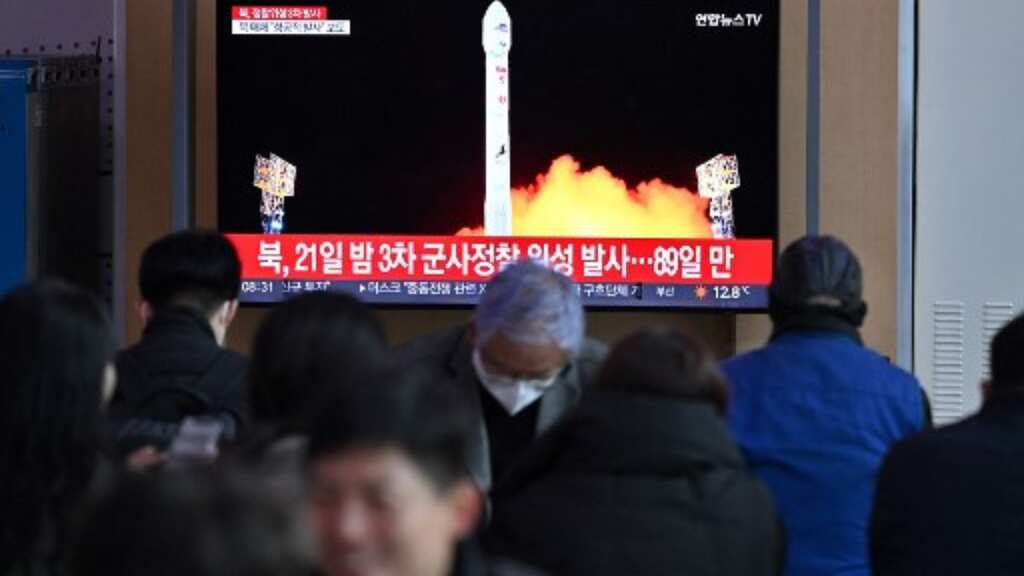 Japan issues alert after North Korea fires ballistic missile towards East Sea